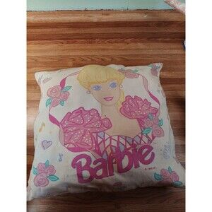1995 Barbie Throw Pillow